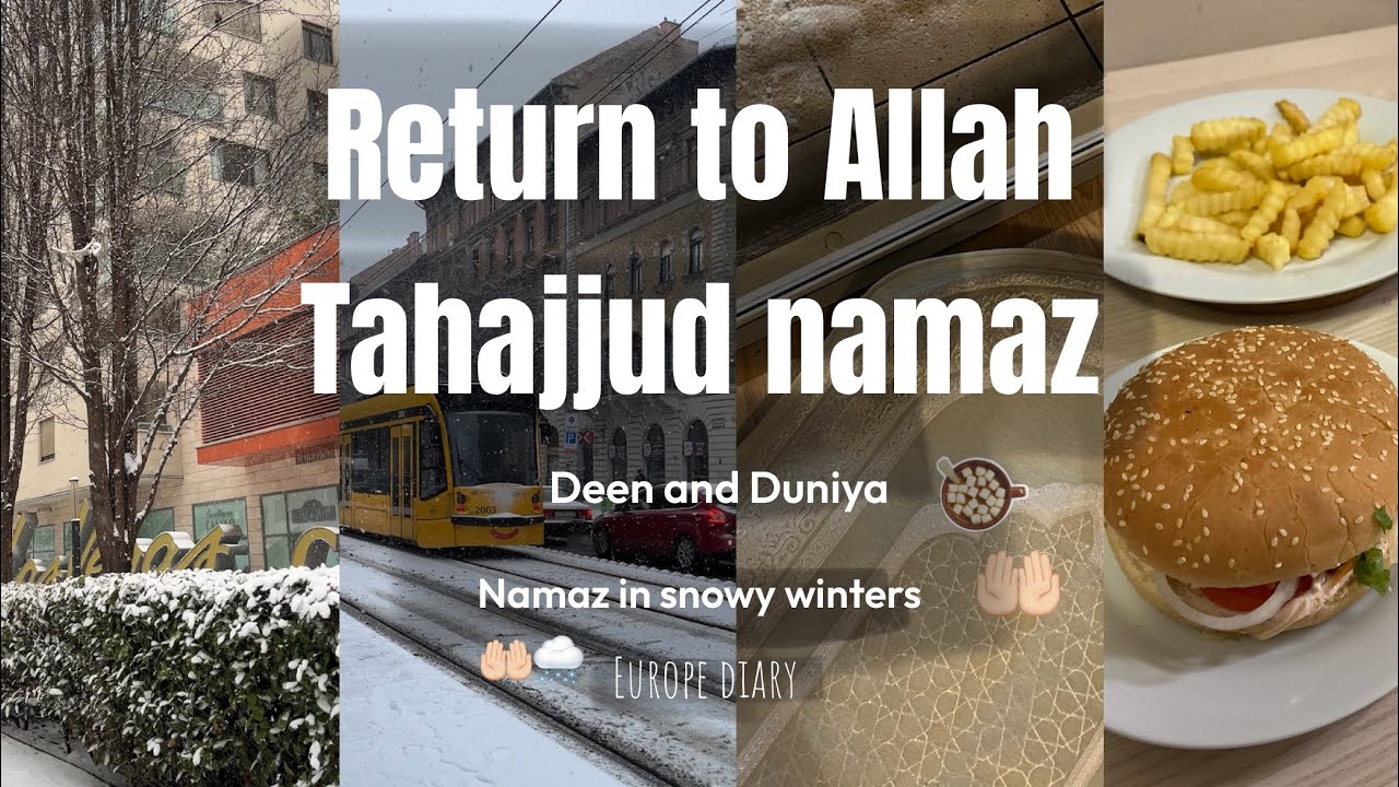 Tahajjud routine in Europe snowy winter and miracle happened | Night of Dua acceptance 