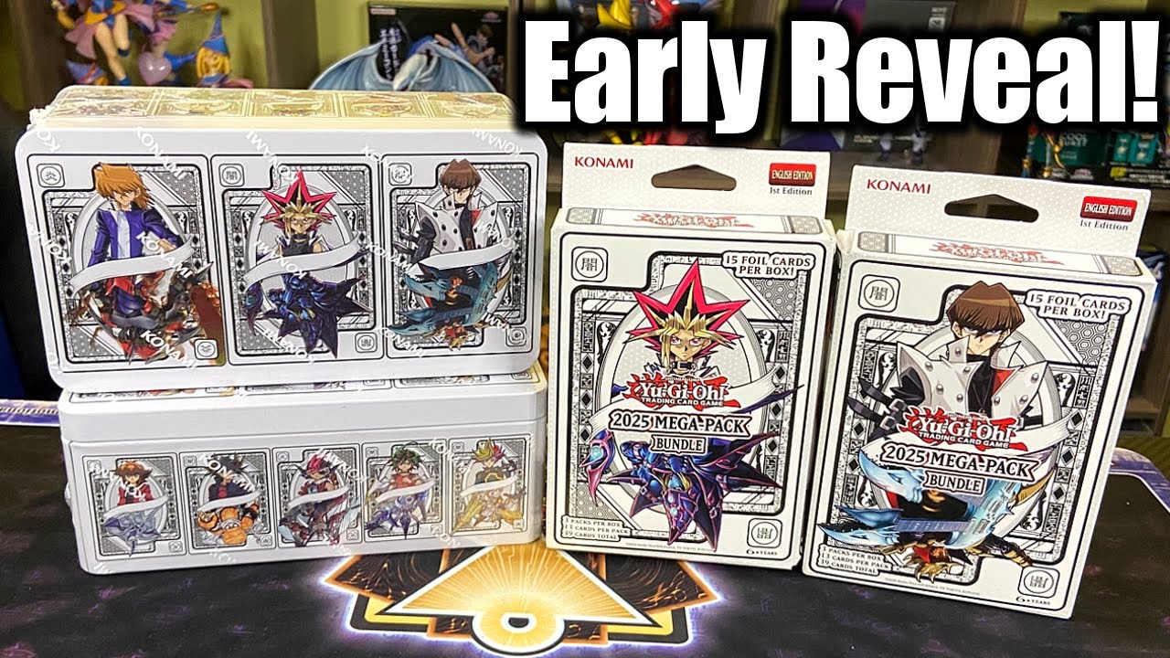 Early Reveal! Yu-Gi-Oh! 2025 Mega-Pack Tin & 2025 Mega-Pack Bundle Opening!