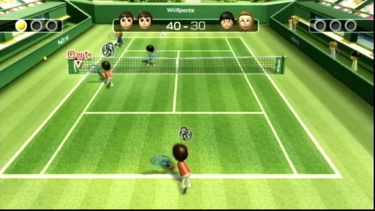 Wii Sports: Tennis - Gameplay No Commentary