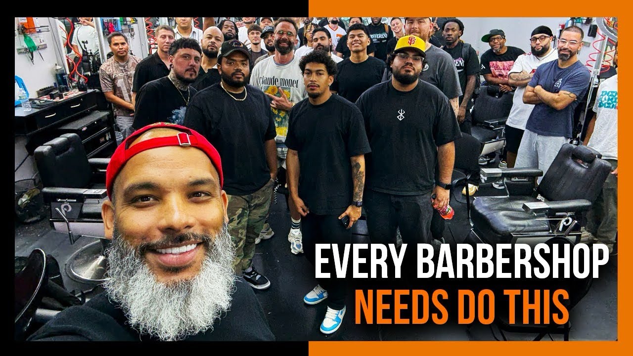 TAKE BARBERSHOP TO NEXT LEVEL WITH THIS #barbershop #barber #fyp #viral