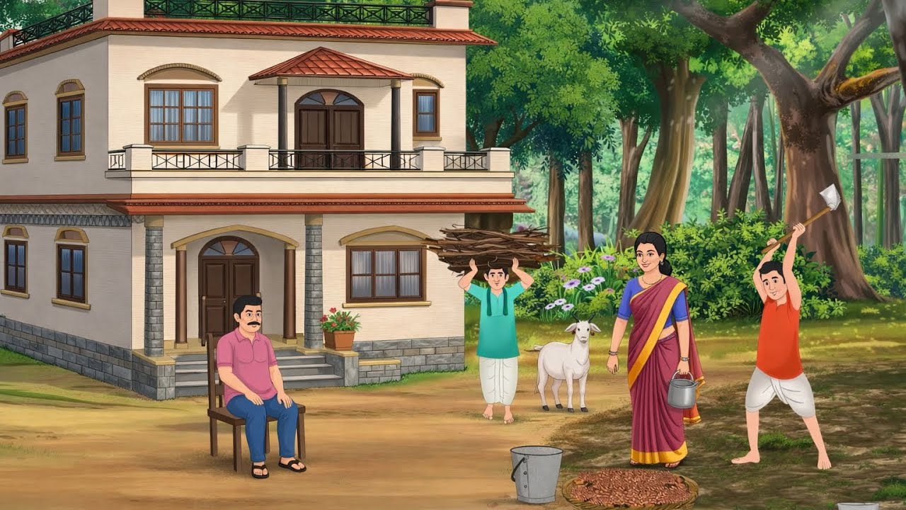 छोटे भाई का नसीब | Hindi Story | Hindi Kahaniya | Moral Stories | cartoon story