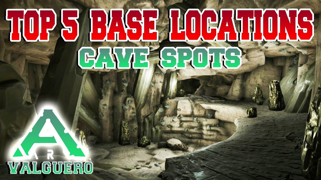 Teil 3 - Cave Base Spots | Top 25 Base Locations Valguero | Ark PvP