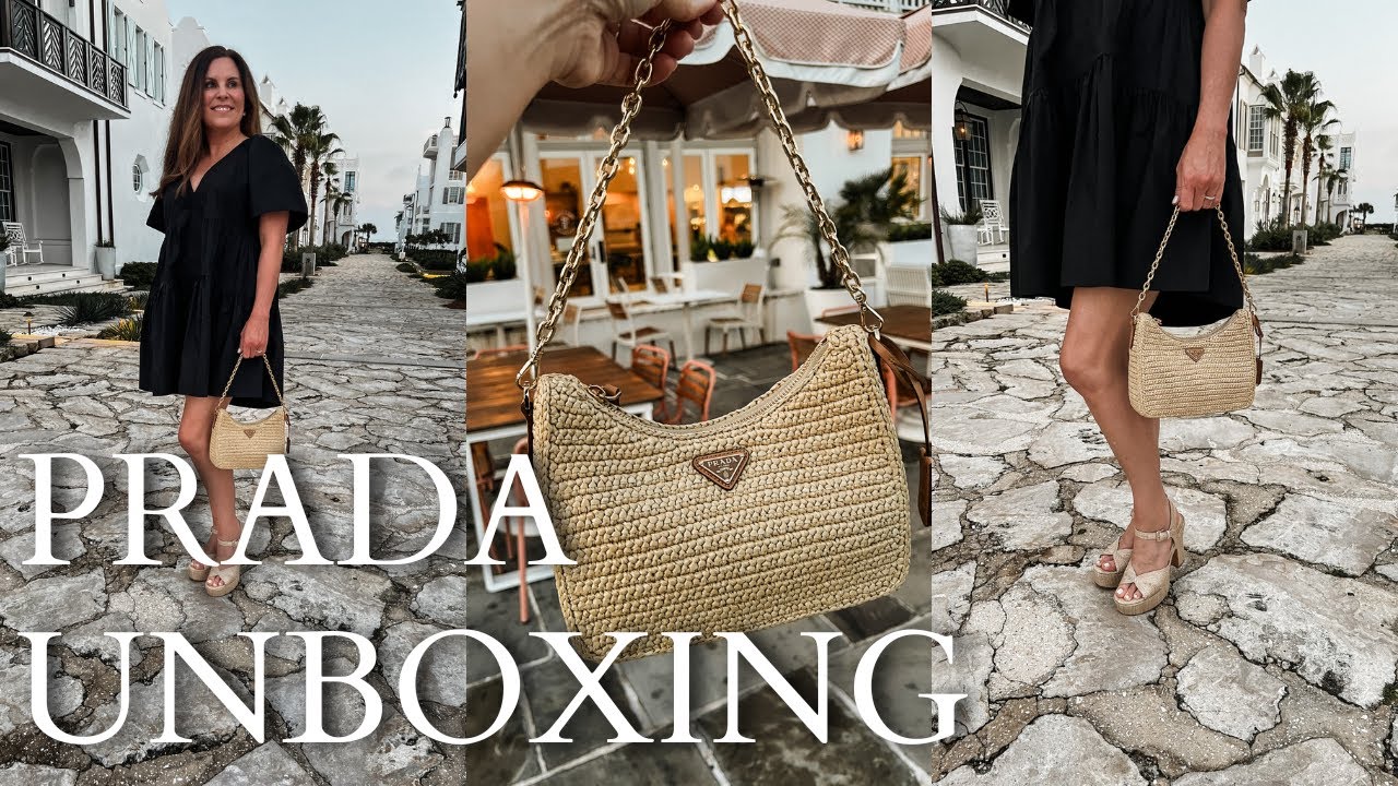 PRADA Re-edition Crochet Bag UNBOXING!!