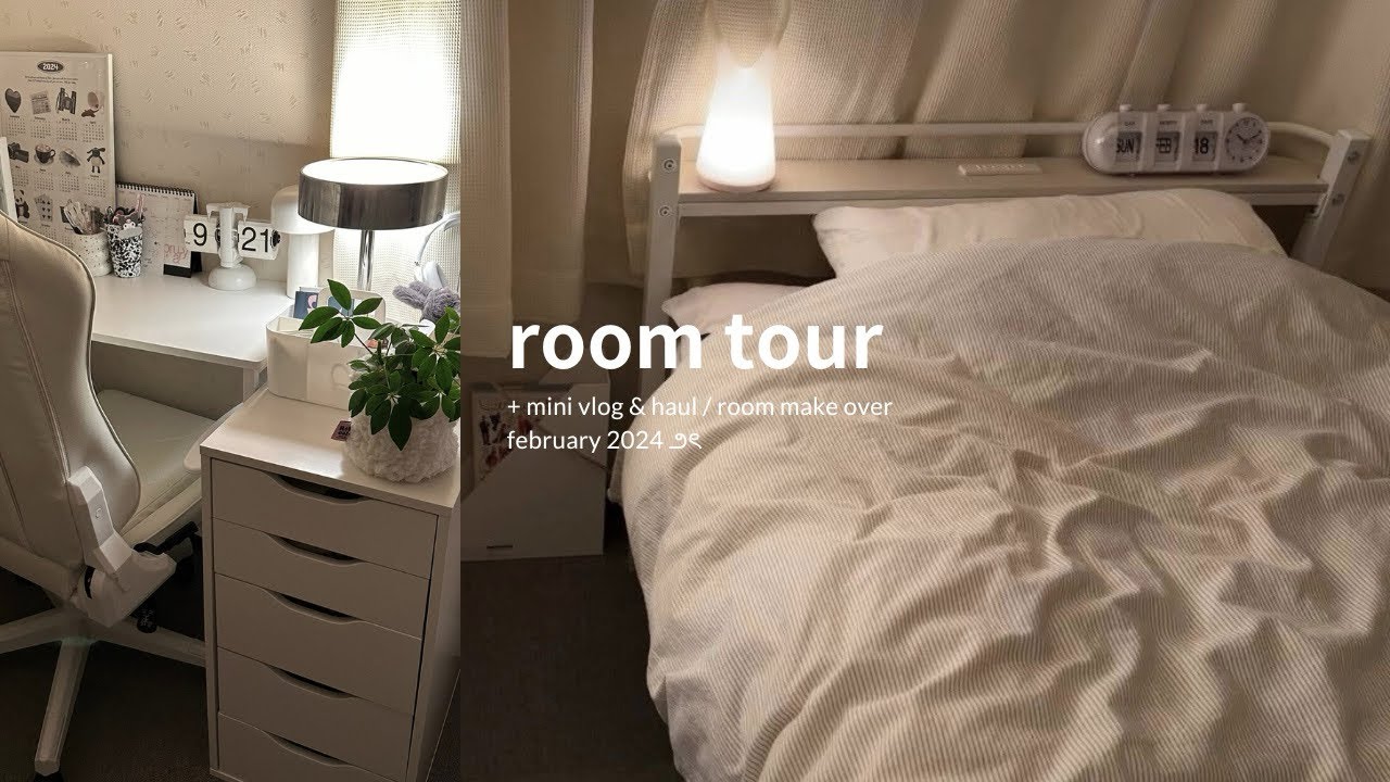 ［room tour ＋vlog］社会人オタクのお部屋紹介🛋️ルームツアーと新生活お部屋作り✧ニトリのアイテム紹介 etc...