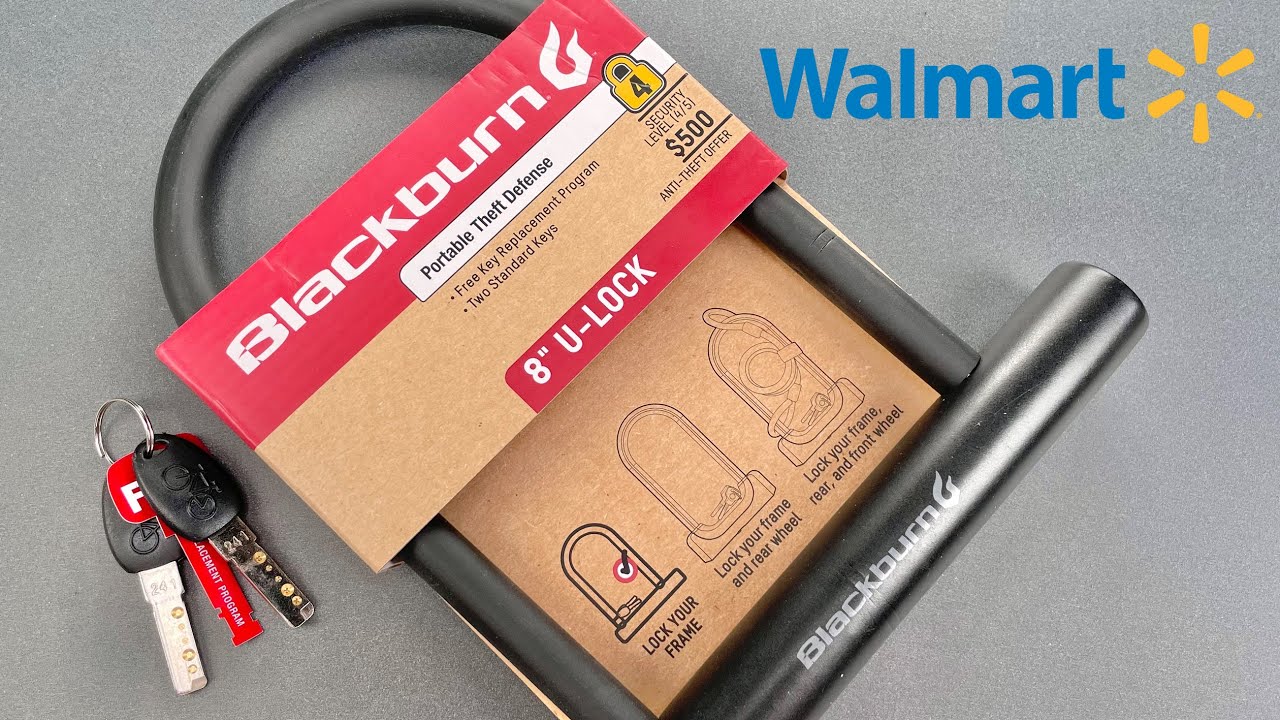[1406] Худший U-образный замок для велосипеда от Walmart: Blackburn 8 дюймов