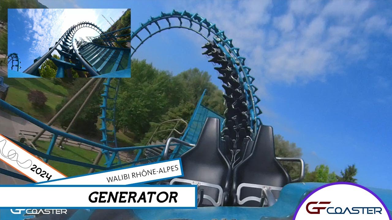 GENERATOR - WALIBI RHÔNE ALPES - 1st row Backview - POV | 2024 | GFcoaster