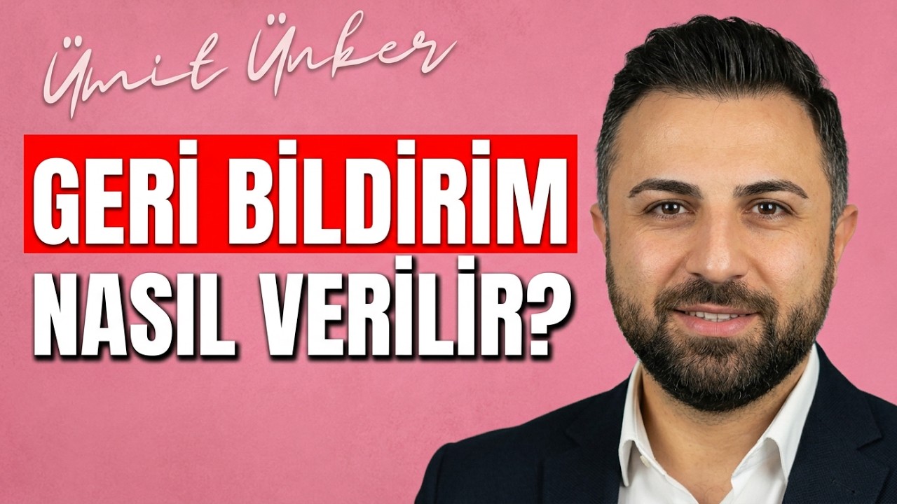 EĞİTİM 10'DA C. Gözde Erer PEHLİVAN (Geri Bildirim Almak, Vermek) & Dinçer ÇETİN (Fark Et, Rahat Et)