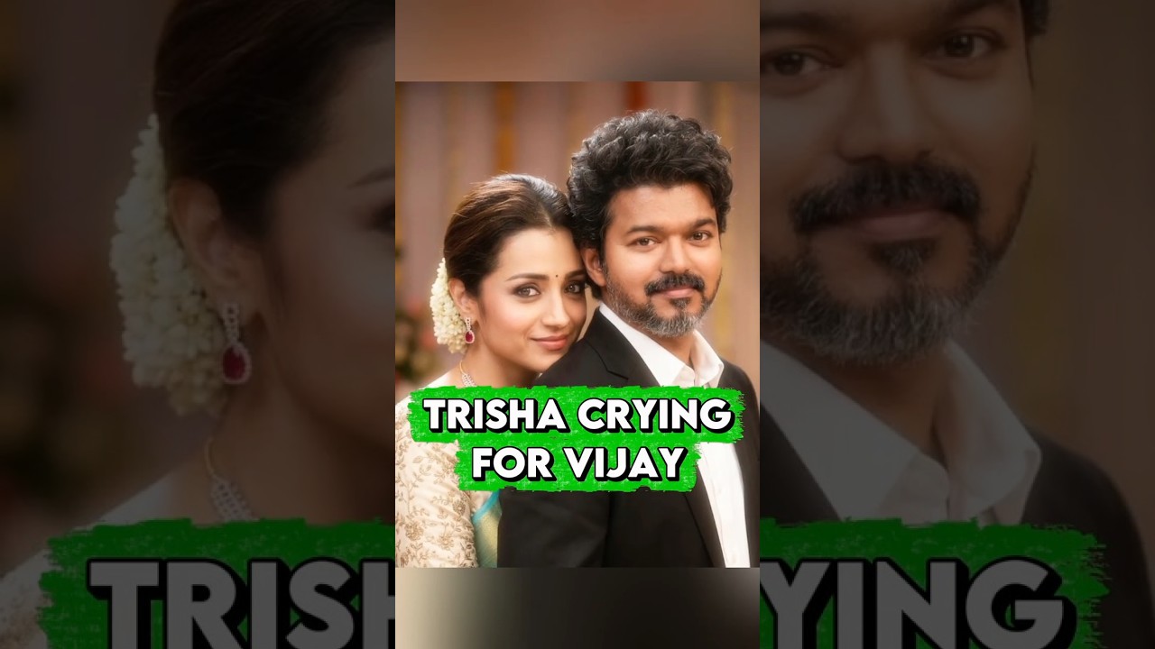 Trisha Crying for Vijay 😳 Vijay thalapathy CM Speech Emotional Moment Viral 🔥