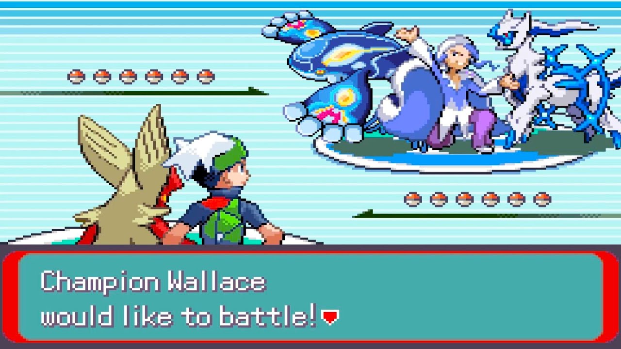 Pokemon Emerald Horizons - vs Champion Wallace (Prismatic Bubbles/Weaker Attacks, Challenge Mode)