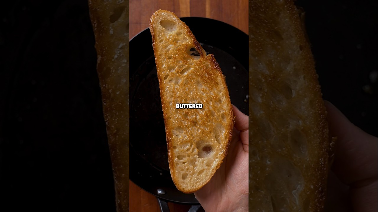 Video about buttered toast