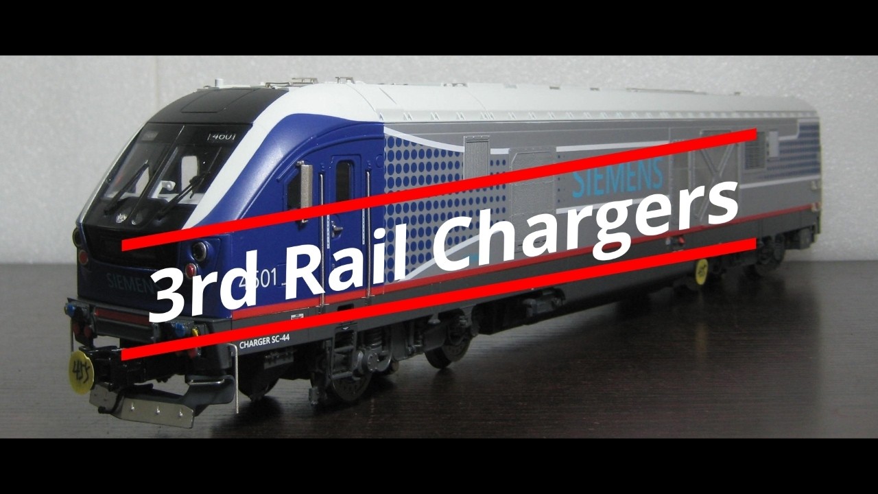 DK's O Gauge Trains - 3rd Rail Charger with Lionel Amfleet Passenger Cars