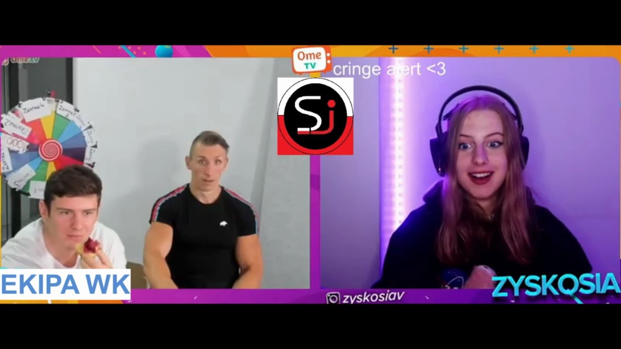 zyskosia spotyka owca ponczek ekipa WK yt OME TV live shoty omegle nażywo #zyskosia