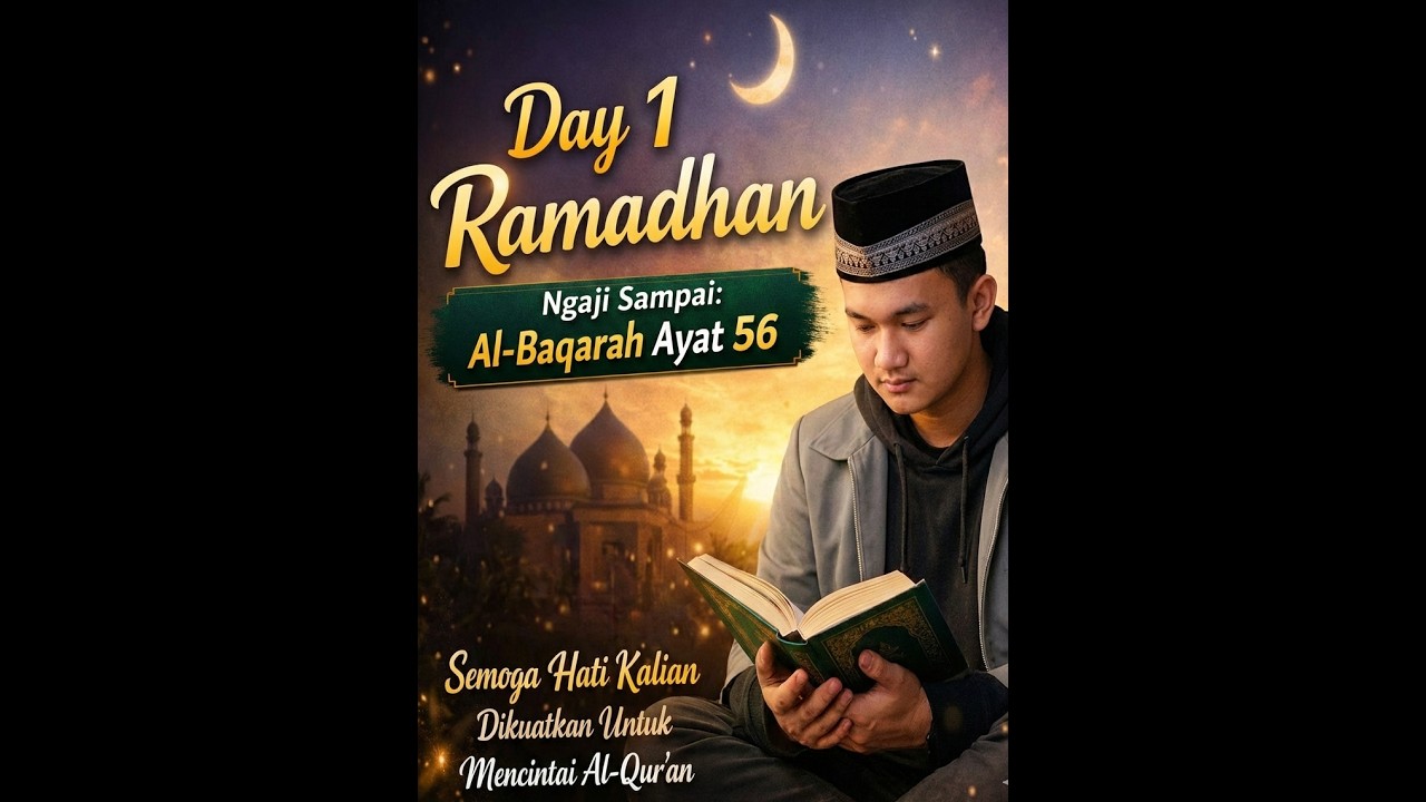 Target Khatam Alquran Ramadhan Dimulai! | Day 1  Al-Baqarah 56