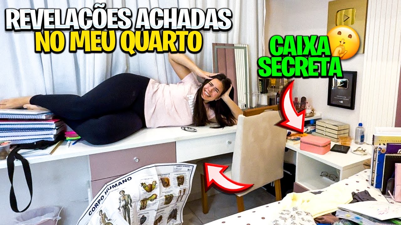 DIA DE FAXINA NO MEU QUARTO com novidades na CAIXA SECRETA