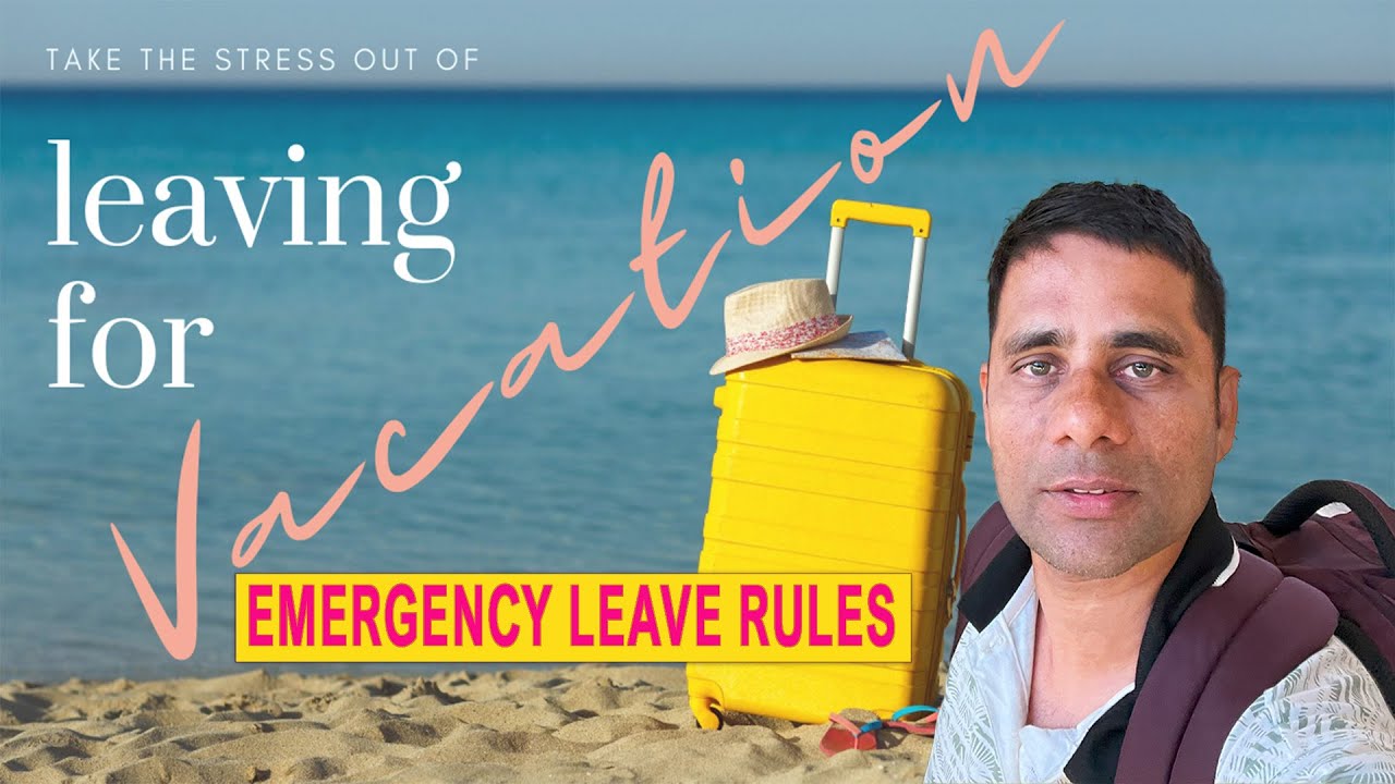 Emergency Leave From Qatar I Emergency Leave Kya Hota Hai I Kaise Apply Kare I Arrange Job.