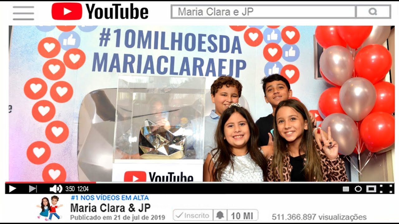 FESTA DE 10 MILHÕES DA MARIA CLARA E JP - SLIME, BRINCADEIRAS E DIVERSÃO