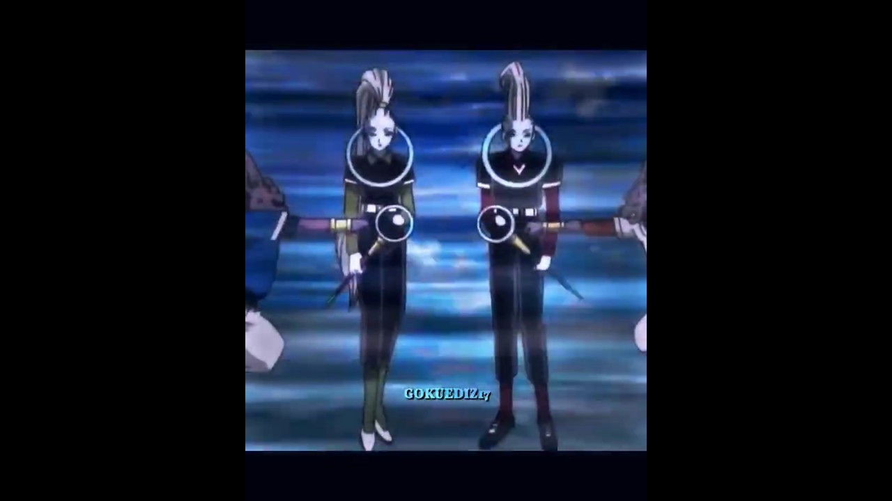 Whis and Vados easily stopped lord Beerus and lord Champa's Punch ☠️ #dragonball #dbs #anime