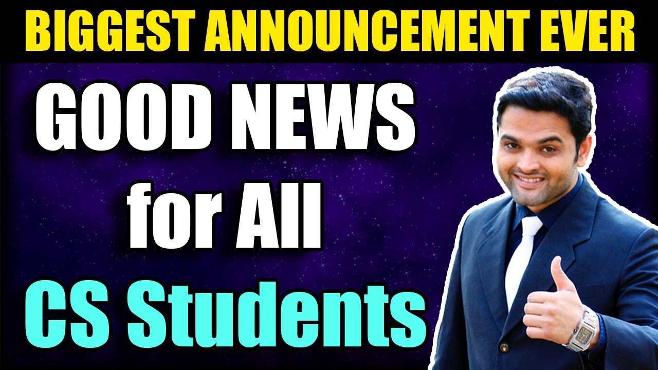 🔥 GOOD NEWS for All CS Students🔥 Biggest EVER Announcement in History of CS Course