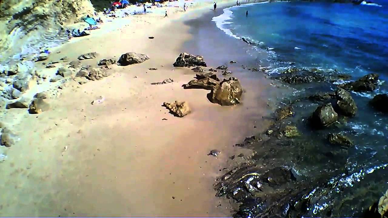 California Little Corona Beach Scenery with JJRC H6C Drone