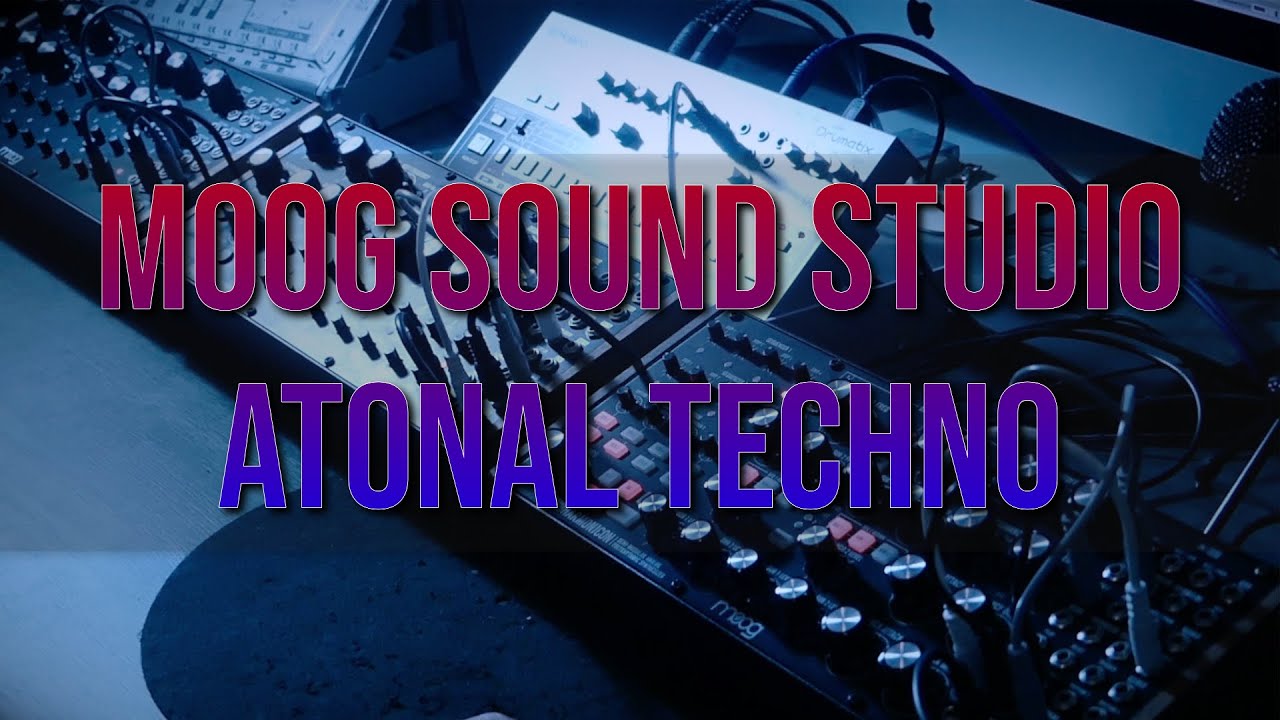 Atonal TECHNO with Moog DFAM & Subharmonicon (+TR-06)