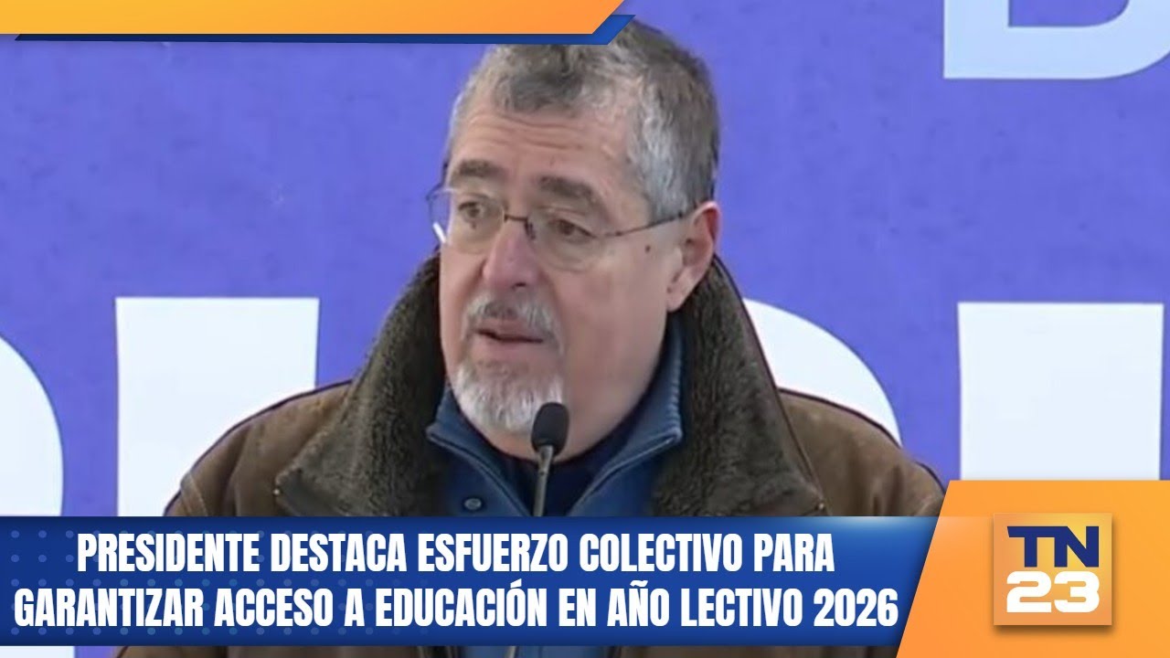 Presidente destaca esfuerzo colectivo para garantizar acceso a educación en año lectivo 2026
