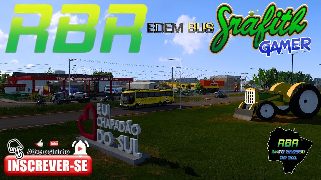 🟢🔴Nova Cidade na DLC Mato Grosso do Sul Mapa RBR🔴🟢