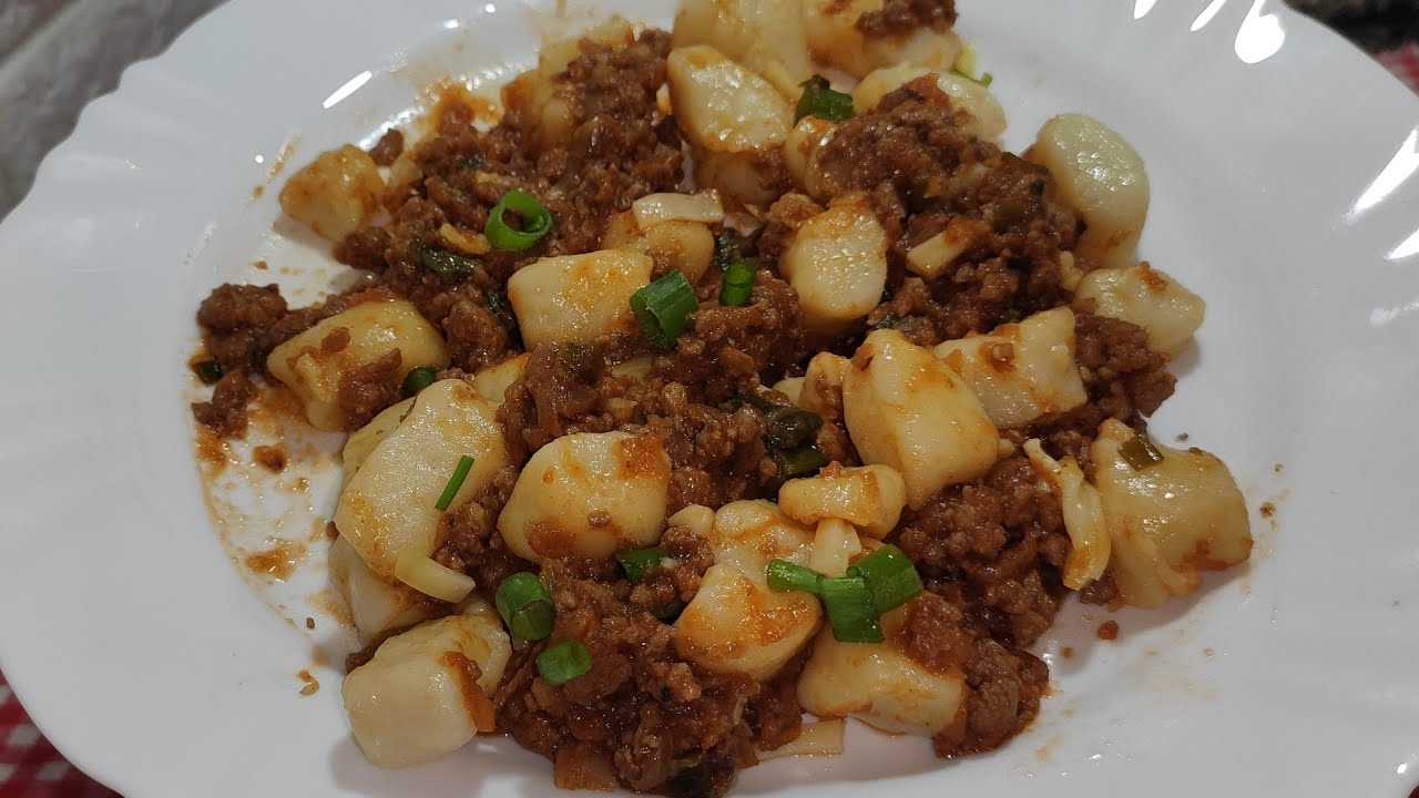 Nhoque de batata sem ovos ,massa só com 3 ingredientes e + uma receita  bônus  pra vcs 😉