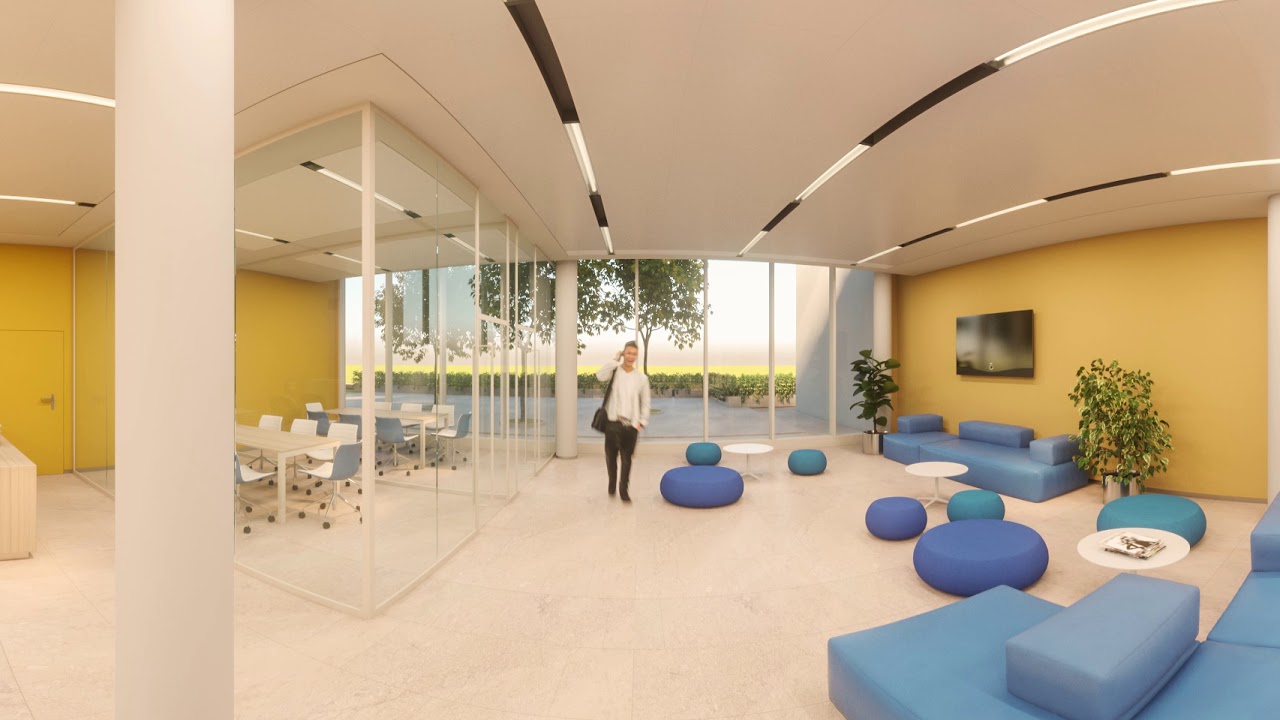 The HALL (360&deg;render) @ Hunimed Student House