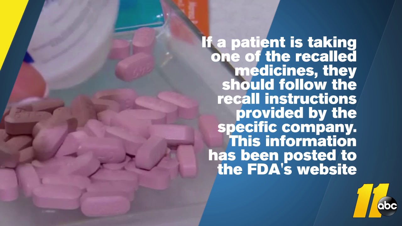 Have you heard about the heart and blood pressure medication recall?