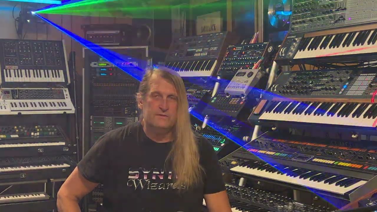 MYSTIC FREQUENCIES - STUDIO TOUR 2022 - Main Synthesizer Room