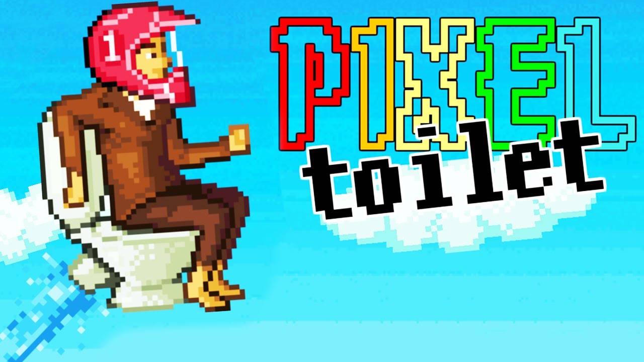 PIXEL TOILET Gameplay - Let's Flash (EASY) [GLP]