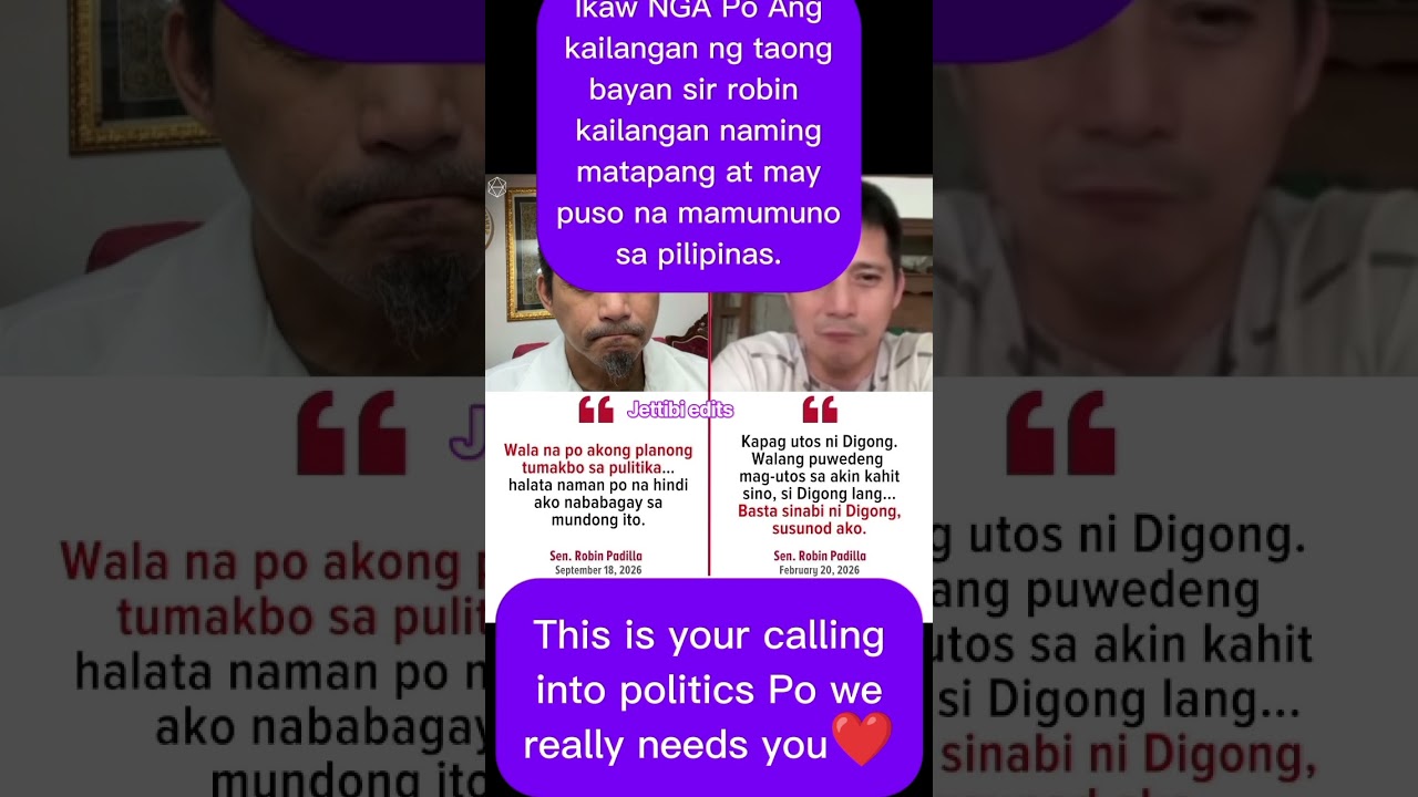 robin Padilla for vice president #robinpadilla #trendingnews #trendingshorts #goviralshorts #viral
