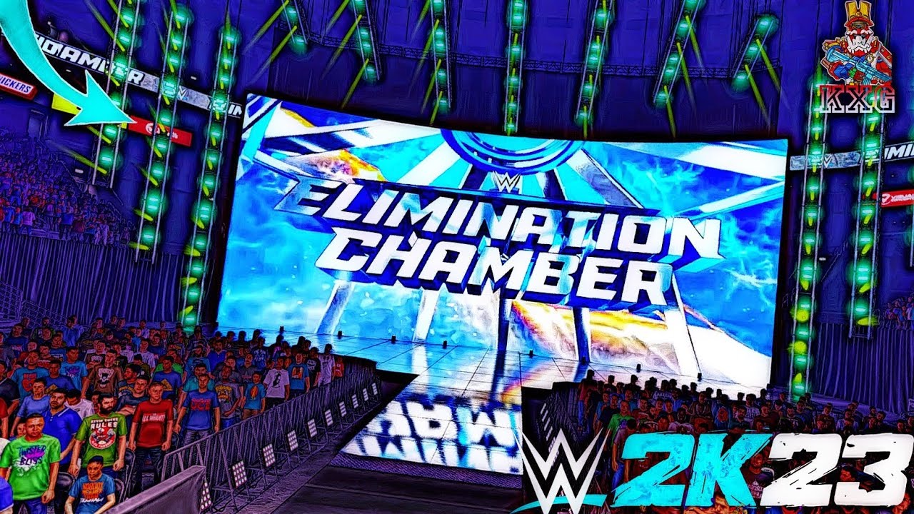 ELIMINATION CHAMBER 2023 W/ RTX ENTRANCES ARENA SHOWCASE | WWE 2K23 MOD | KanavXGaming | KxG