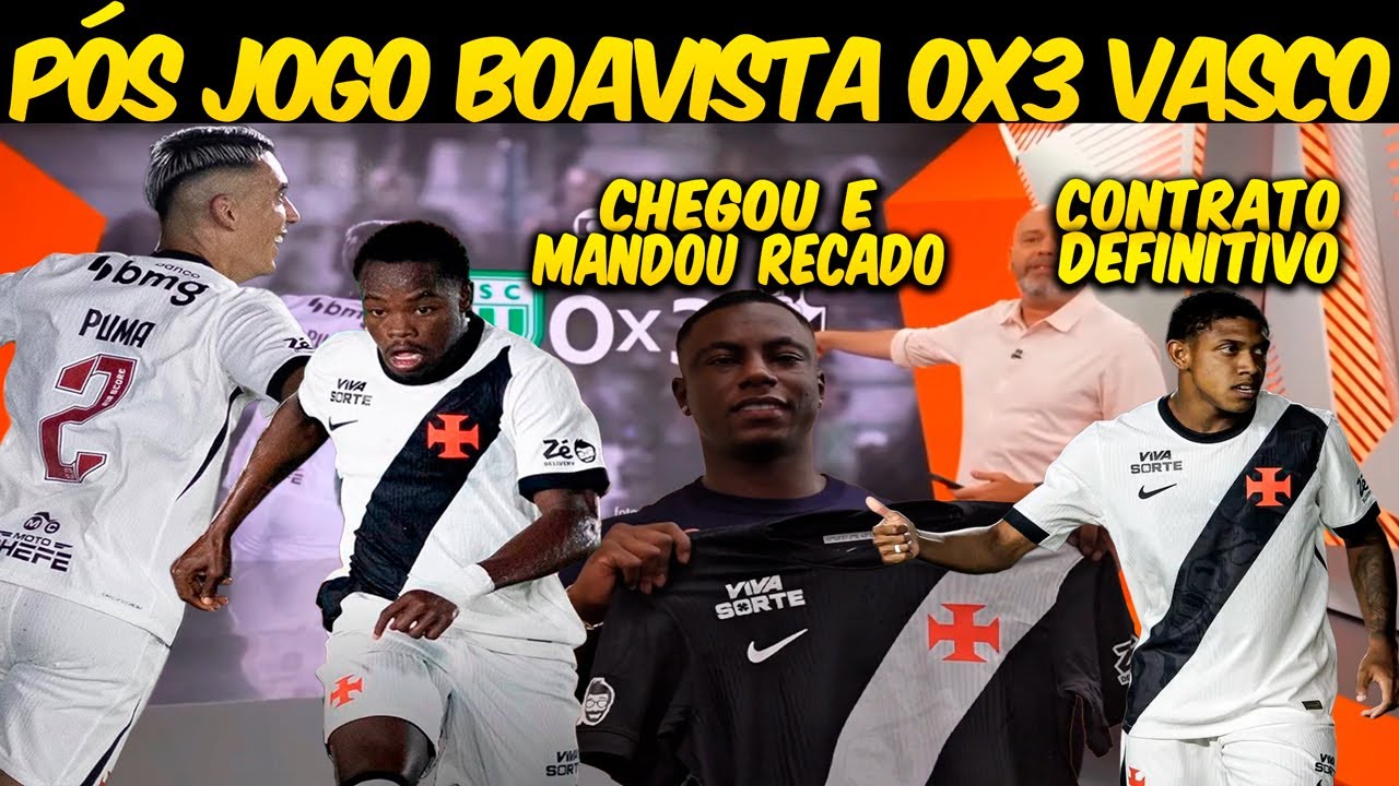 GLOBO ESPORTE RIO💢SEGUNDA💢PUMA E GÓMEZ MARCAM NA VITÓRIA DO VASCO 💢JOÃO VITOR 💢HINESTROZA💢E+