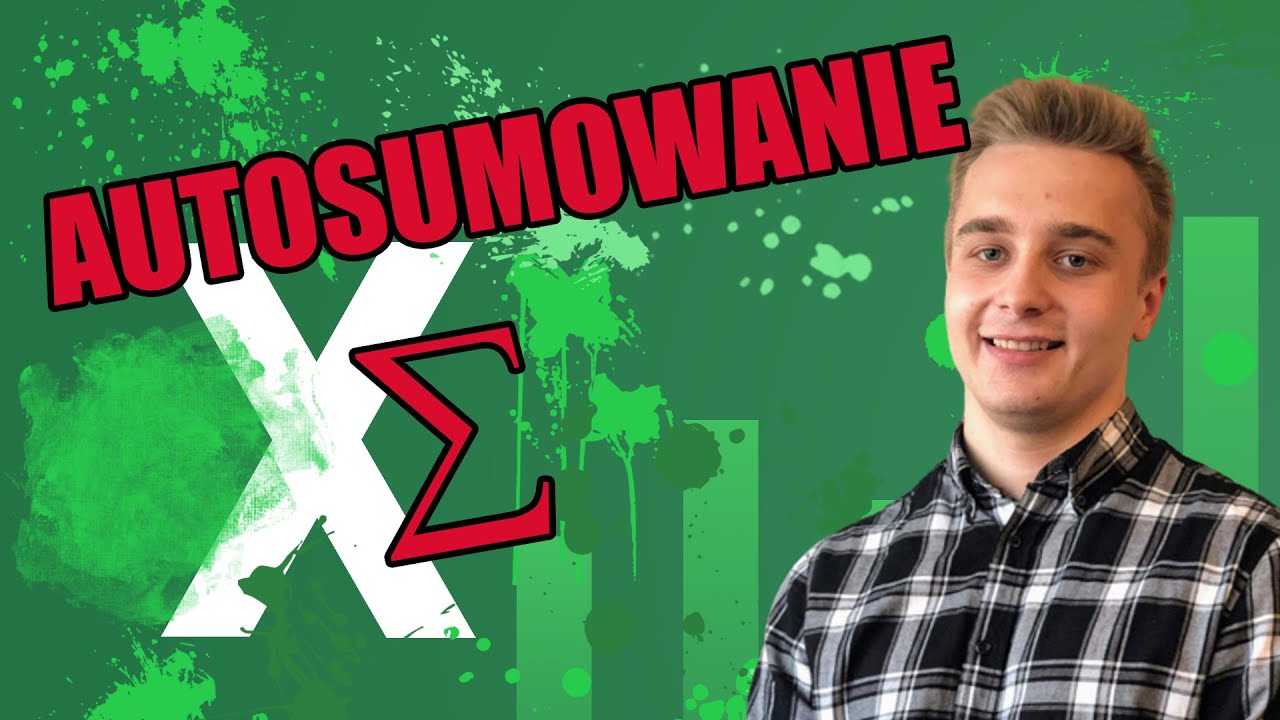 Excel - Funkcje autosumowania (suma, średnia, ile.liczb, max, min)