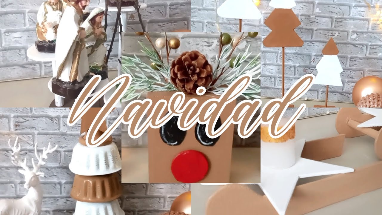 NAVIDAD 🌲✨️ 5 DIYS fáciles y rápidas para decorar nuestro hogar🎅