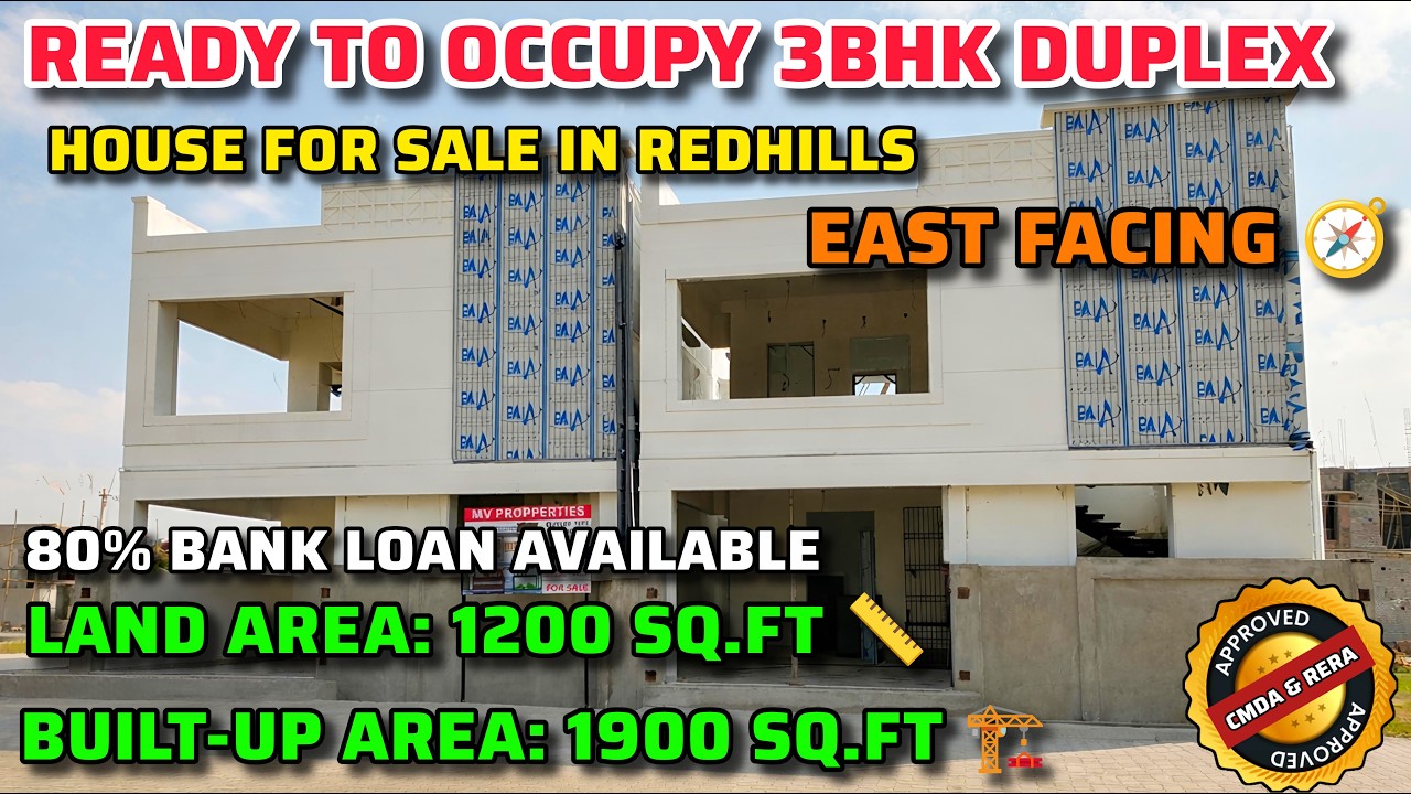 3bhk Duplex Individual House for sale in Redhills | house for sale in redhills