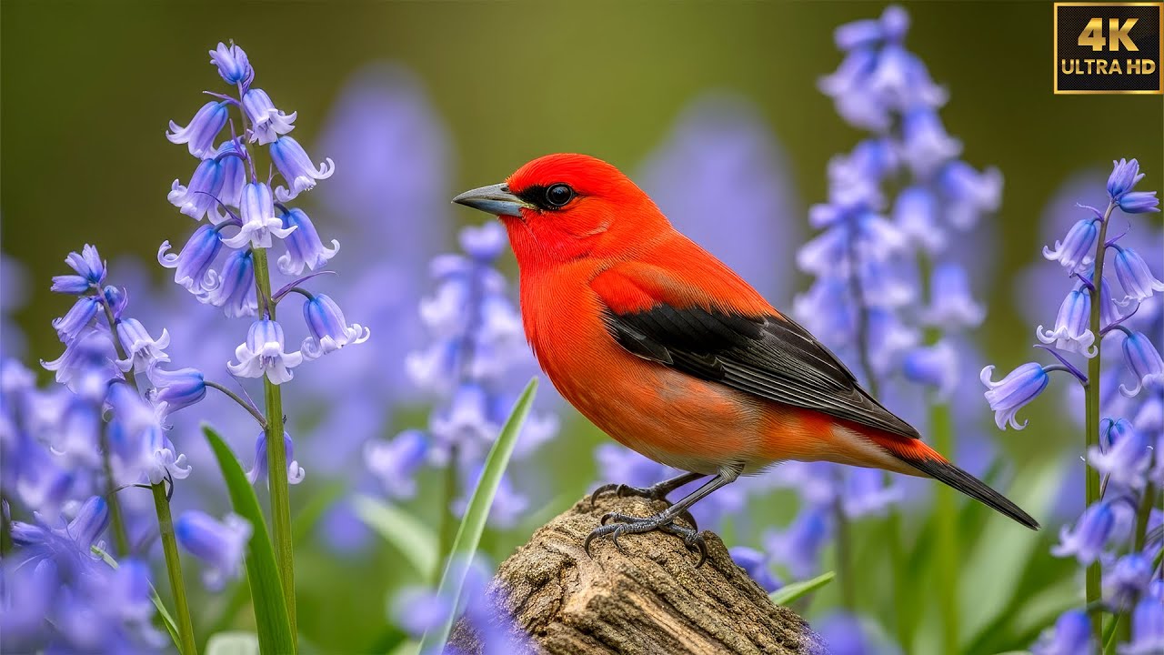 The Most Peaceful and Beautiful Birds in Nature | 4K Nature Sound