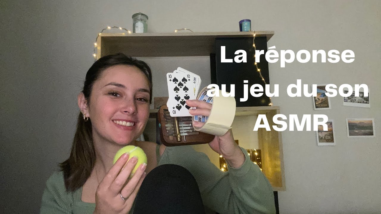 La réponse au jeu du son 😎
