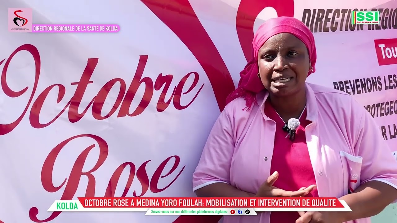 OCTOBRE ROSE A MEDINA YORO FOULAH:  MOBILISATION ET INTERVENTION DE QUALITE