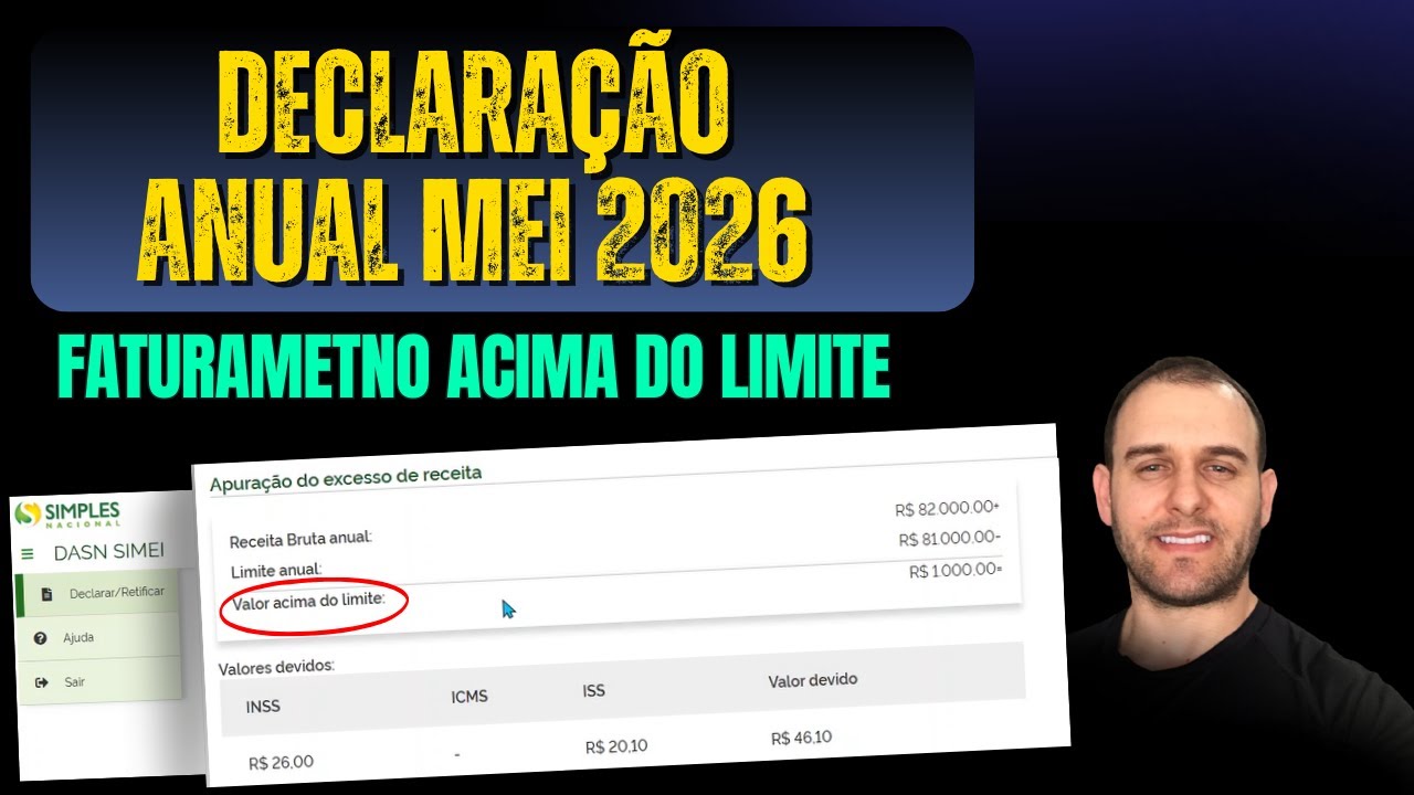 MEI FATUROU ACIMA DO LIMITE? Veja O QUE ACONTECE na Declaração Anual (Na Prática)