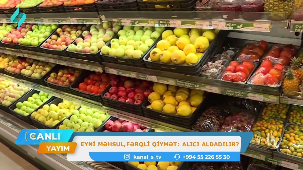 Eyni məhsul, fərqli qiymət: Alıcı aldadılır? | Canlı Yayım