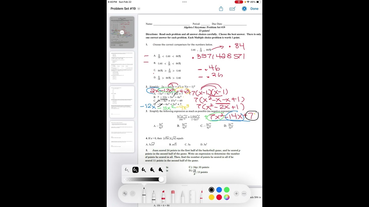Problem Set 19