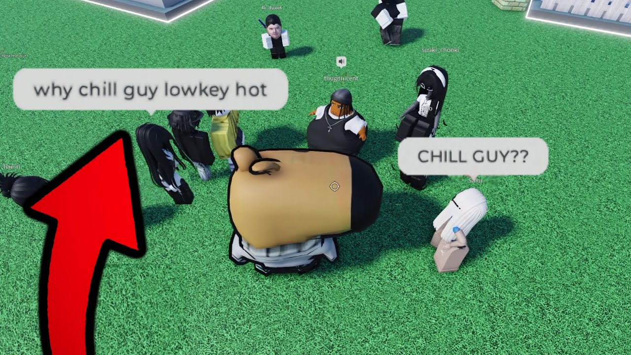 Playing as a Chill Guy with PIANO in Roblox Voice Chat.. 💀