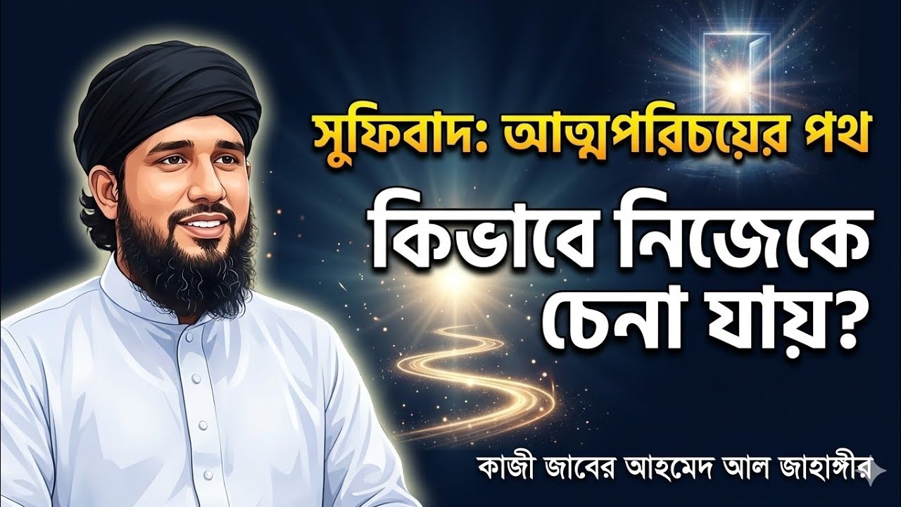 সুফিবাদ আত্মপরিচয়ের একমাত্র পথ | কিভাবে নিজেকে চেনা যায়? শুনেই চমকে যাবেন  কাজী জাবের আল জাহাঙ্গীর