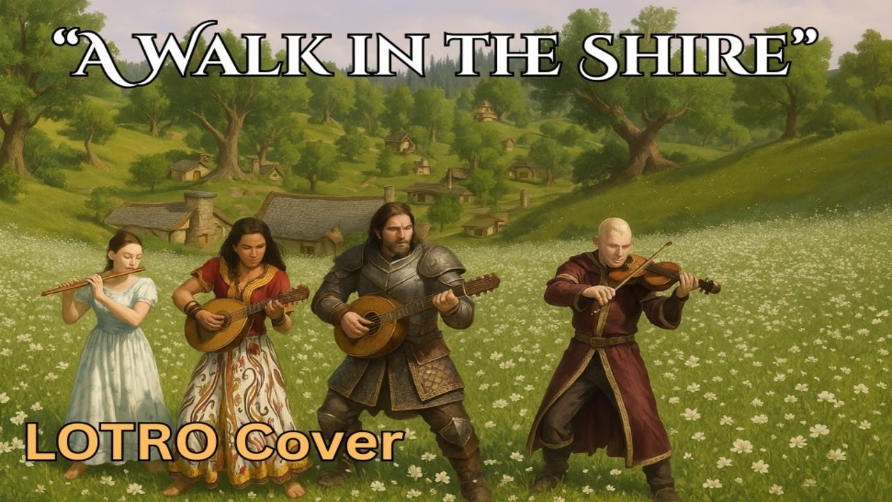 A Walk in the Shire &ndash; The Hobbit (2003) Music Cover | LOTRO Performance