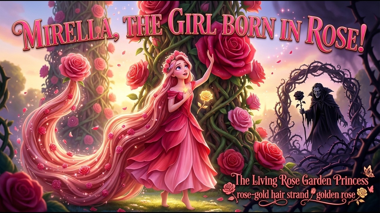 Mirella, The Girl Born In rose | Adventure Fairy Tale | Teenager Story