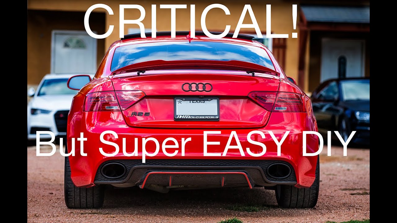 Save money! Audi RS5 Sport Rear Differential Service