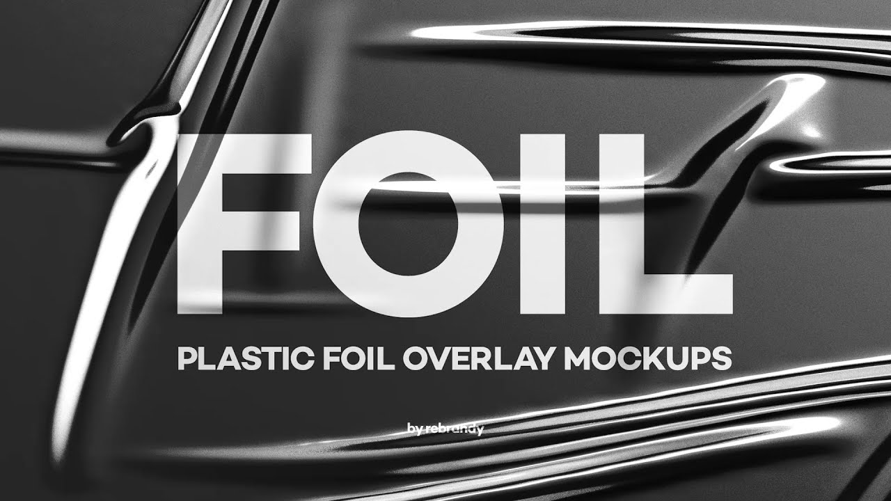 Plastic Foil Overlay Mockups presentation