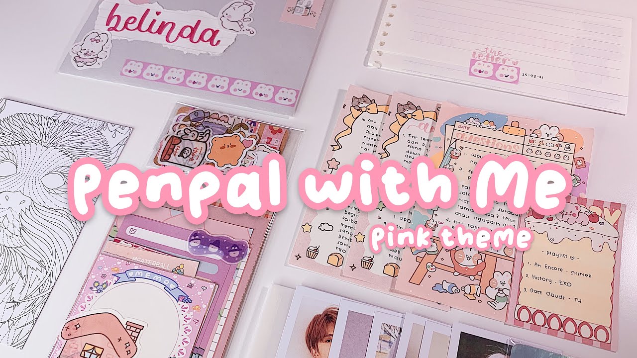 •. Penpal with Me || Cute Pink Theme .• Indonesia